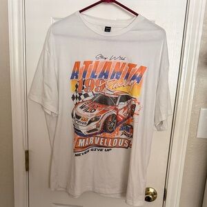 Atlanta Racing Graphic White T-Shirt